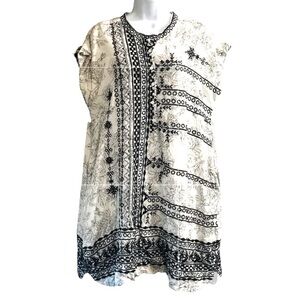 Johnny Was BIYA Embroidered Tunic Dress